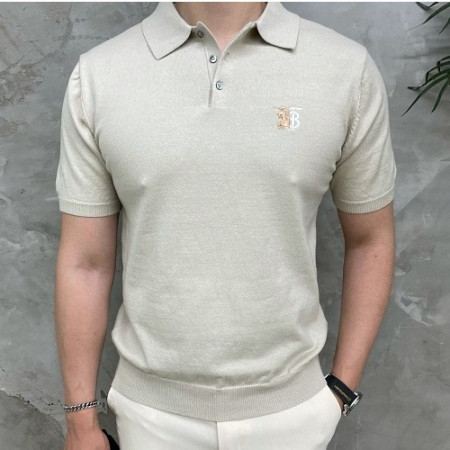 버*리 기마TB 자수 단추카라 니트