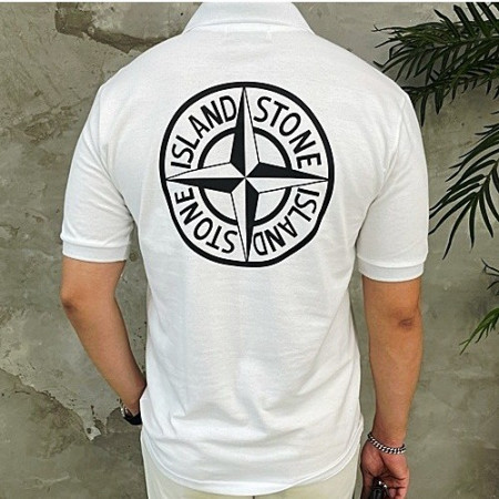 스톤아일*드 백로고 PK 티셔츠