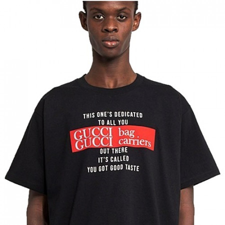 구* GUCCI 스퀘어 레터링 티셔츠