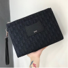 DIOR 오블리크 파우치 클러치백 블랙