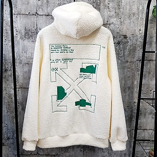 오프화*트 그린로고 덤블후리스