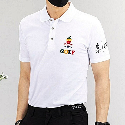 마크앤*나 MARK & LONA 스컬 자수 카라 티셔츠