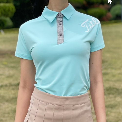 (국내배송) 타이틀리*트 숄더 로고 카라 티셔츠