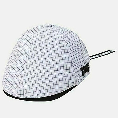 P*G 우먼 체크 헌팅캡