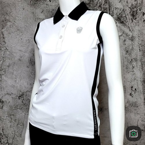 어메이징 크리 민소매 골프T-셔츠