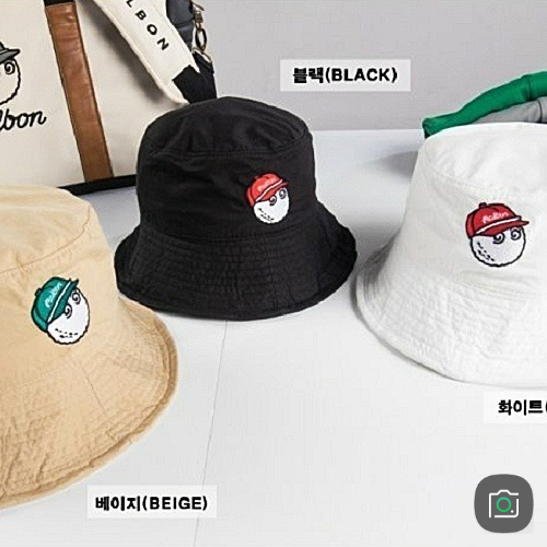 말* MALBON 와이어 M 버킷 햇