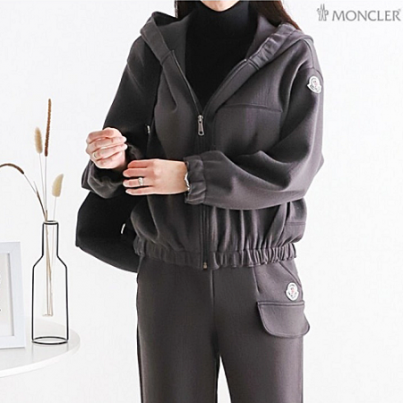 몽클*어 코튼 후드집업 SET