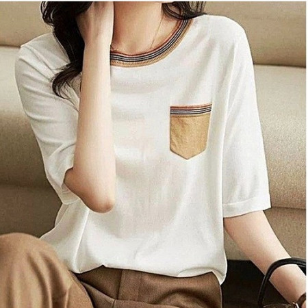 버*리 클래식 포켓 니트