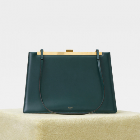 셀린느 소프트 클래스프 백 그린