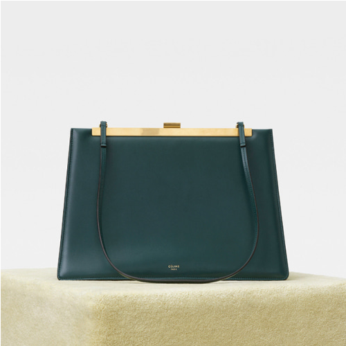 셀린느 소프트 클래스프 백 그린