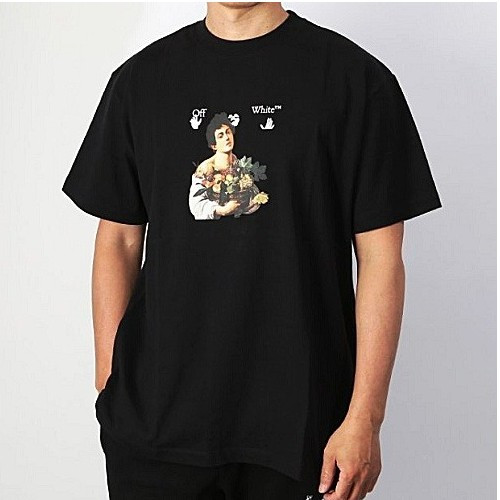 오프화*트 OFF-WHITE 보이플라워 반팔 티셔츠