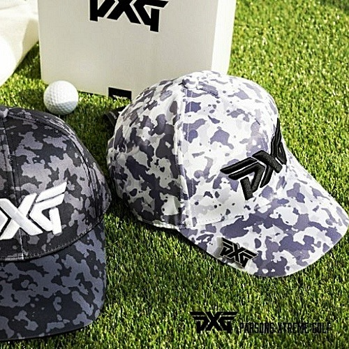 (국내배송) P*G XTREME GOLF 빅로고 카모 볼캡
