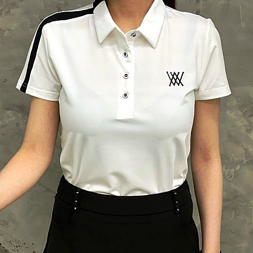 어* ANEW 어깨라인 카라 티셔츠