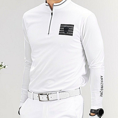 어메이징*리 AMAZING_CRE 썸머 베이스레이어 반집업 티셔츠 (남여공용)