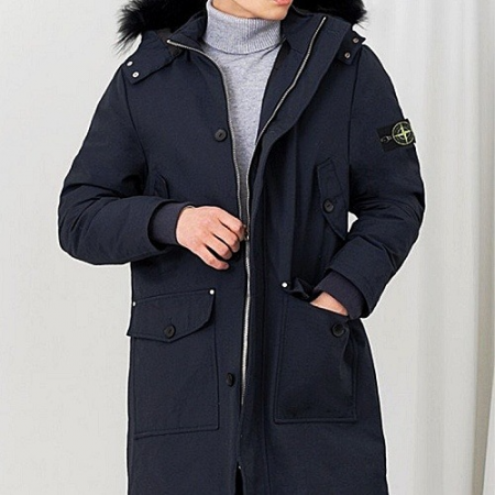 스톤아일*드 덕다운 롱 야상패딩