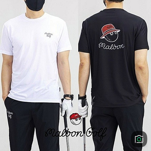 말* MALBON GOLF 버킷라운드 우븐밴딩 조거 셋업 SET