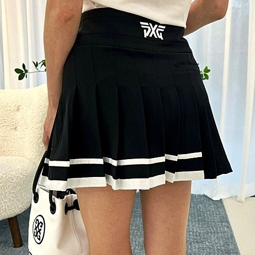 P*G GOLF 언발란스 플리츠 스커트