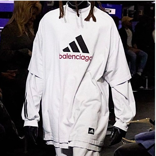 발렌시*가 BALENCIAGA X 아디다스 오리지날 로고 티셔츠