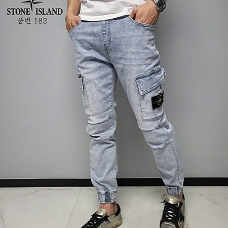 스톤아일*드 STONE ISLAND 가먼트 아이스 조거 팬츠182