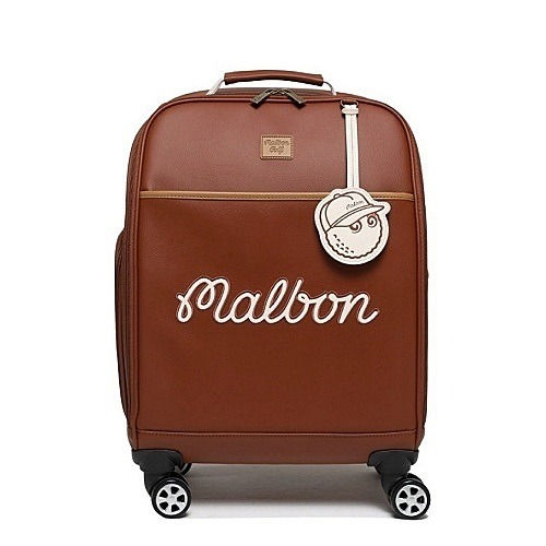 말* MALBON GOLF 트롤리 보스턴 백 - 브라운