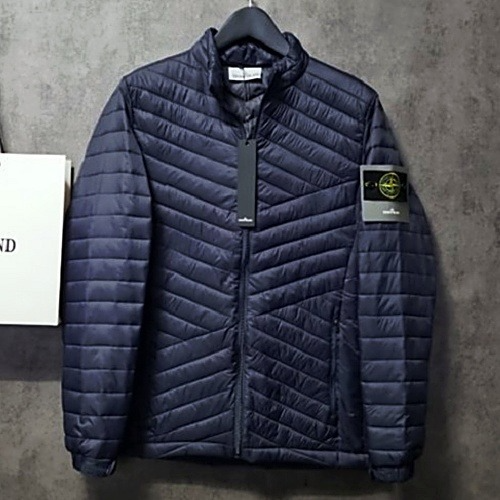 스톤아일*드 와펜패치 경량 패딩