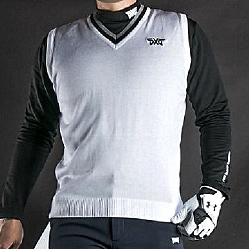 P*G PARSONS GOLF 위카 브이넥 니트 베스트