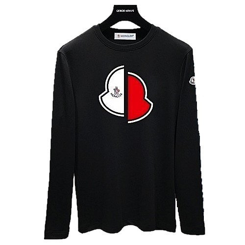 MONCLER 언발란스 패턴 긴팔티셔츠