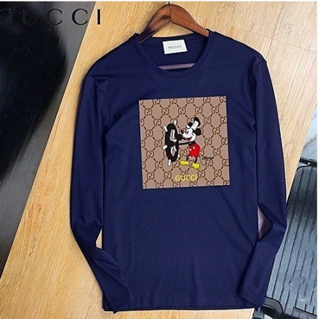 GUCCI 디즈니 시그니쳐 패턴 긴팔티셔츠