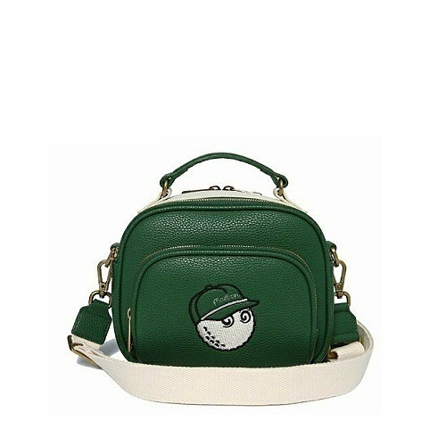 말* MALBON 3 ZIPPER 버킷 토트백 - 그린