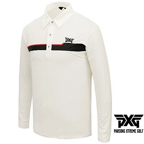 P*G GOLF 가슴로고 티셔츠