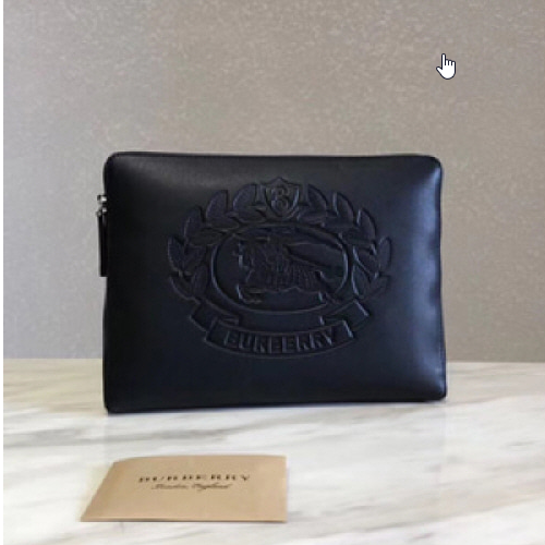 버버리 크레스트 클러치백