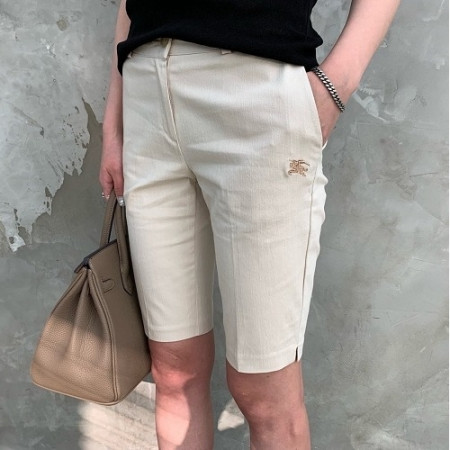 버*리 자수5부 팬츠