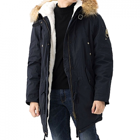 무스*클 캡슐 캔버스 파카 (이병헌 패딩)