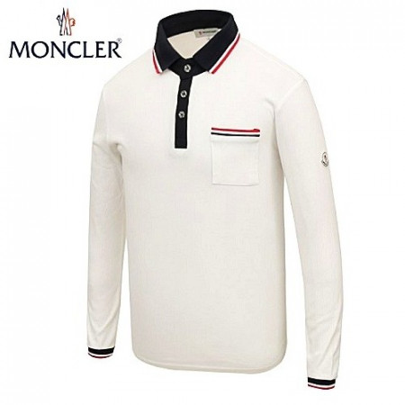 몽클*어 MONCLER 솔리드 카라 롱슬리브