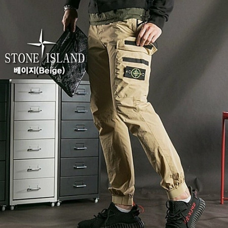 스톤아일*드 STONE ISLAND 가먼트 다이드 조거 팬츠