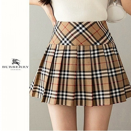 버*리 BURBERRY 체크 바지 스커트
