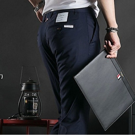 THOM BROWNE 시그니쳐 스판 슬랙스