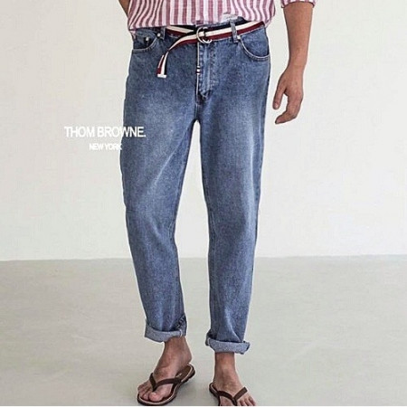 톰브*운 데이퍼드 보이핏 데님