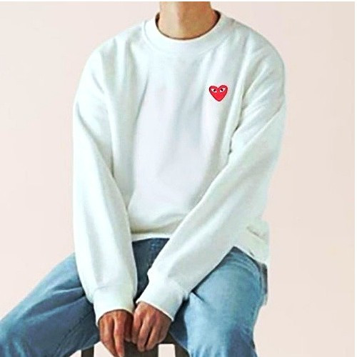 꼼데가*송 베이직 맨투맨