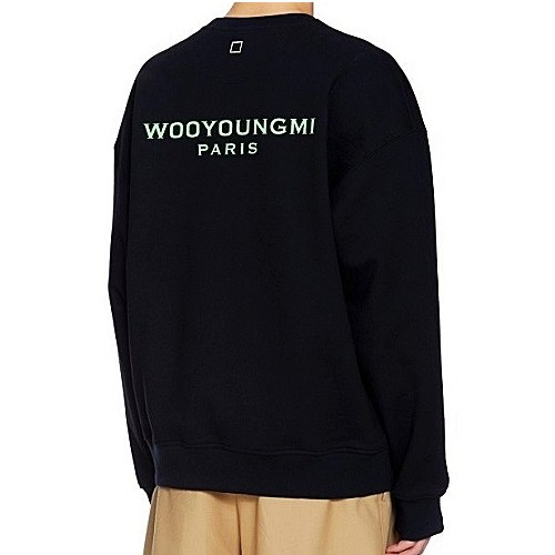 우*미 WOOYOUNGMI 글로우로고 스웻셔츠