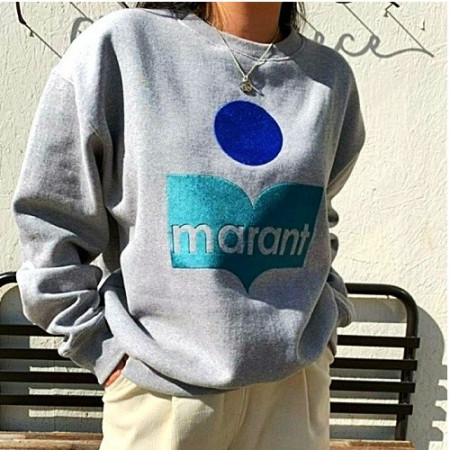 Isabel Marant 에뚜왈 MINDY 로고 맨투맨 스웻 셔츠