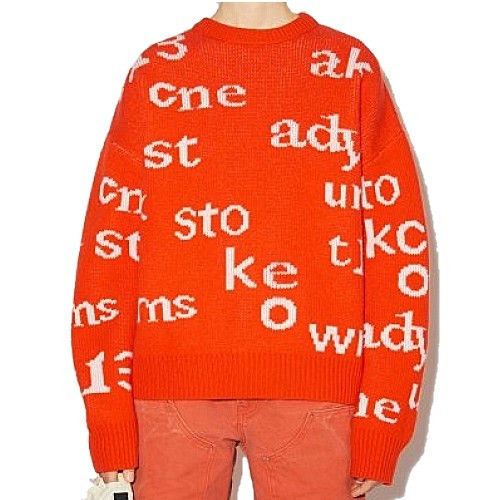 아*네 ACNE STUDIOS 로고서틴 스웨터