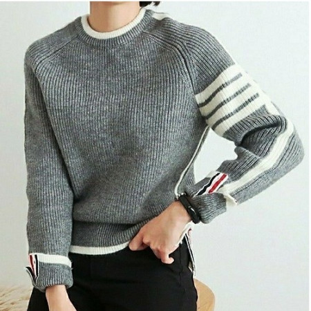 톰브*운 여성 울 니트