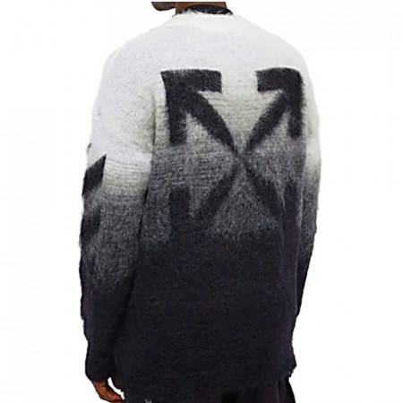 오프화*트 OFF-WHITE에로우 브러쉬 스웨터