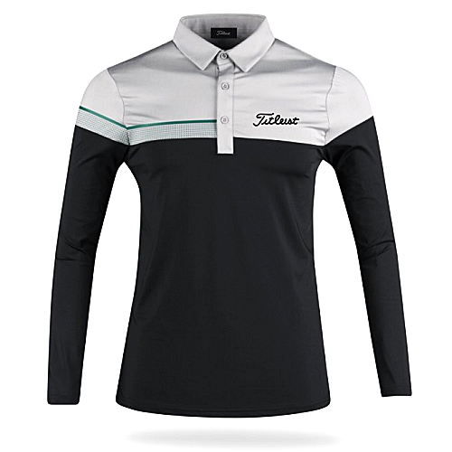 타이틀리*트 배색 한줄 골프셔츠