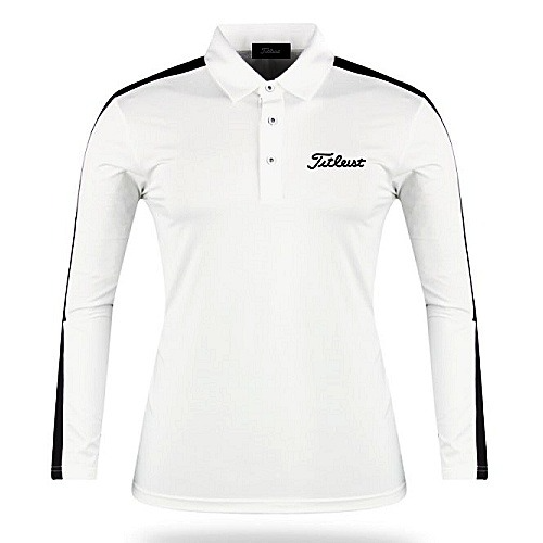 타이틀리*트 라인 골프 셔츠