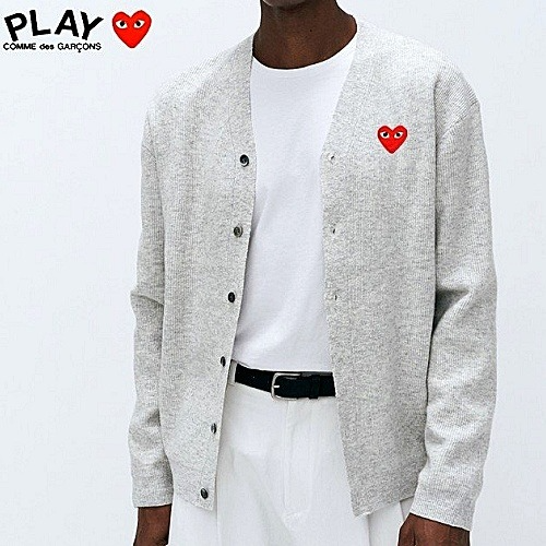 꼼데가*송 하찌 브이넥 가디건