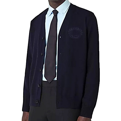 BURBERRY 오크 리프 크레스트 자수 가디건