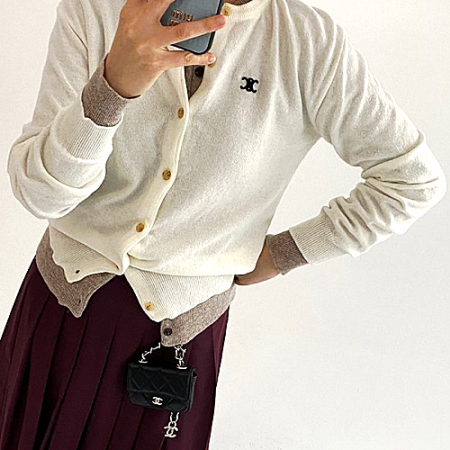 셀*느 라운드 가디건