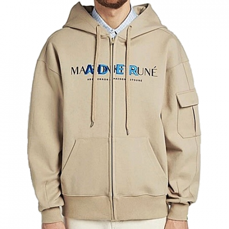 메종키*네 X 아더에러 폭스 머스테슈 후디집업